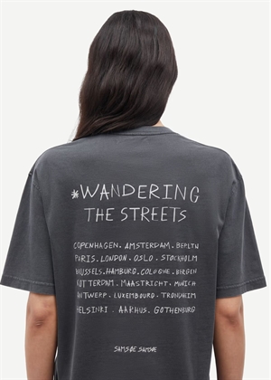 Sawandering tee 15489 Black Wandering Samsøe 